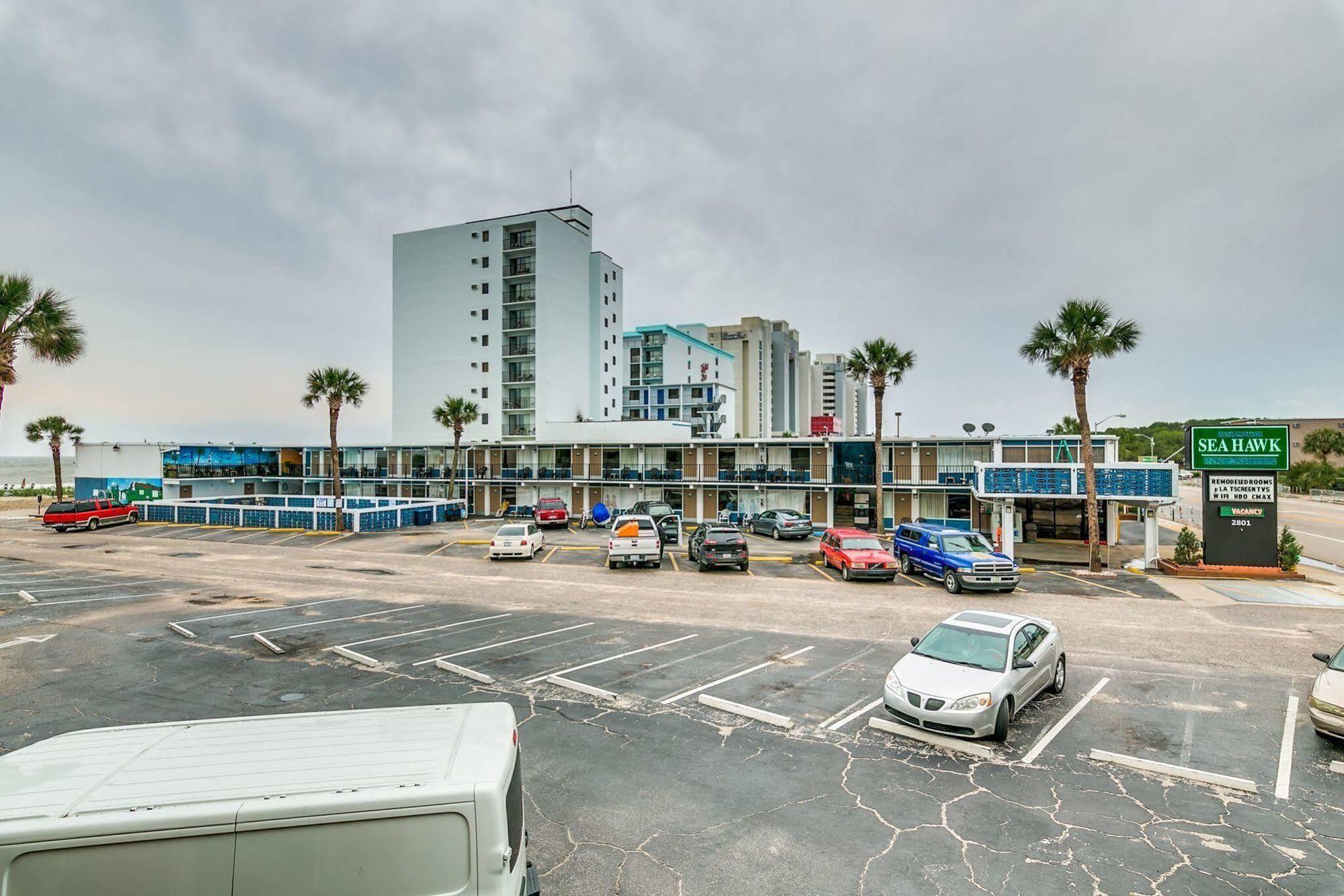 Sea Hawk Oceanfront Motel Myrtle Beach Exteriér fotografie